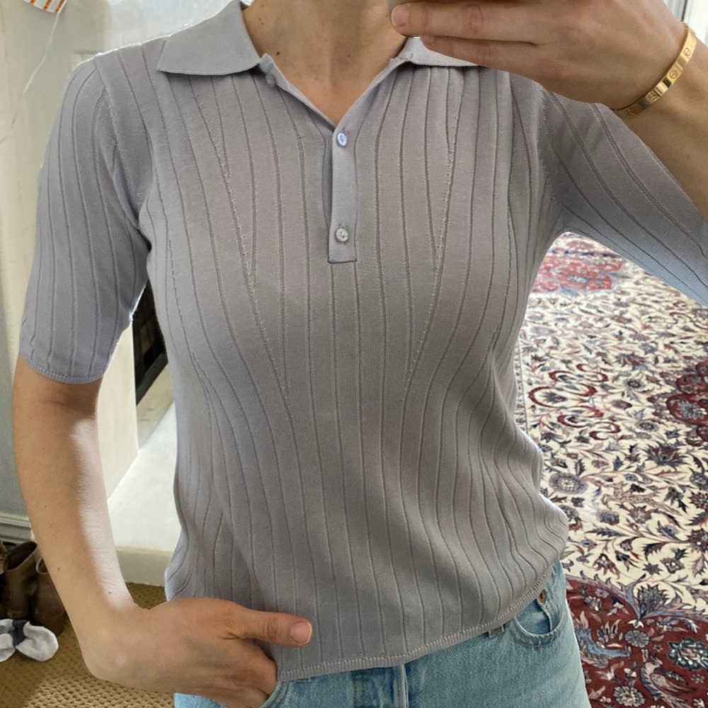 Super sweet brand new Zara collared top brand new with tags
